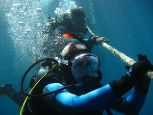 Buddy Diving Entrance