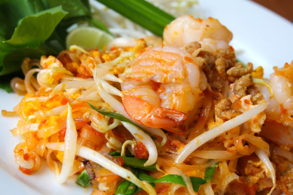 Yummy Thai Food Stir Fried Noodles