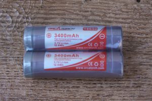 OrcaTorch D520 18650 Rechargeable Batteries