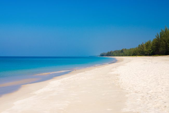 Sandy White Beach Andaman Sea