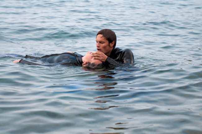 Rescue Diver Giving CPR