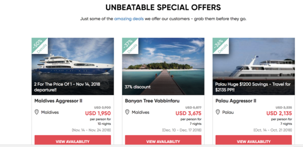 PADI Travel Special Offers That Are Unbeatable