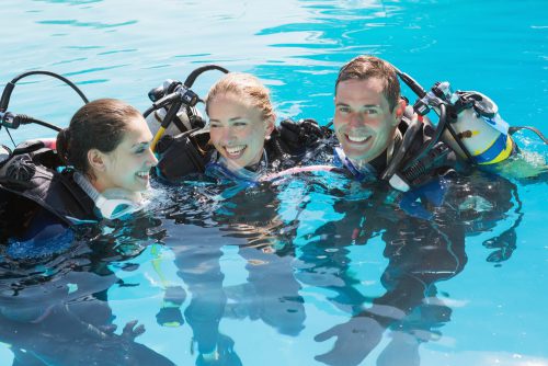 Divers With Friends