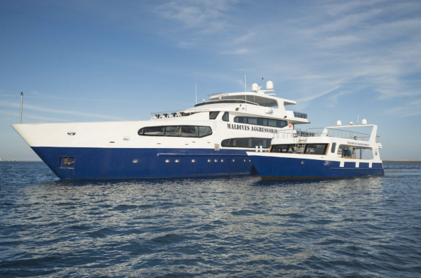 This is the Maldives Aggressor II liveaboard